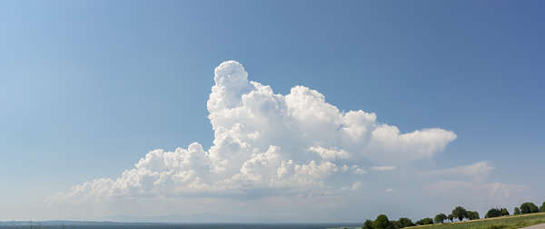 Skies0370 - Free Background Texture - sky clouds cloudy blue cumulus white gray alpha masked